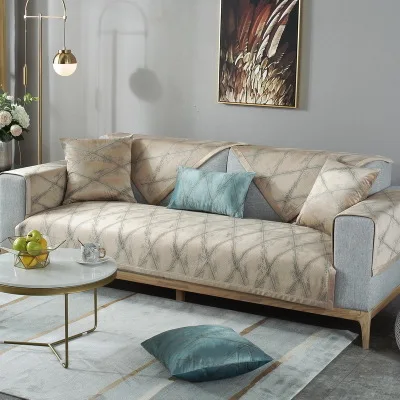 

Winter new plush composite geometric sofa cushion Nordic simple modern sofa cushion cover towel