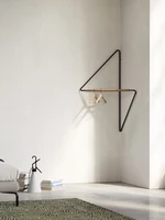 nordic geometric figure corner hangers minimalist modern personality clothes rack hanger bathroom bedroom wall iron coat racks