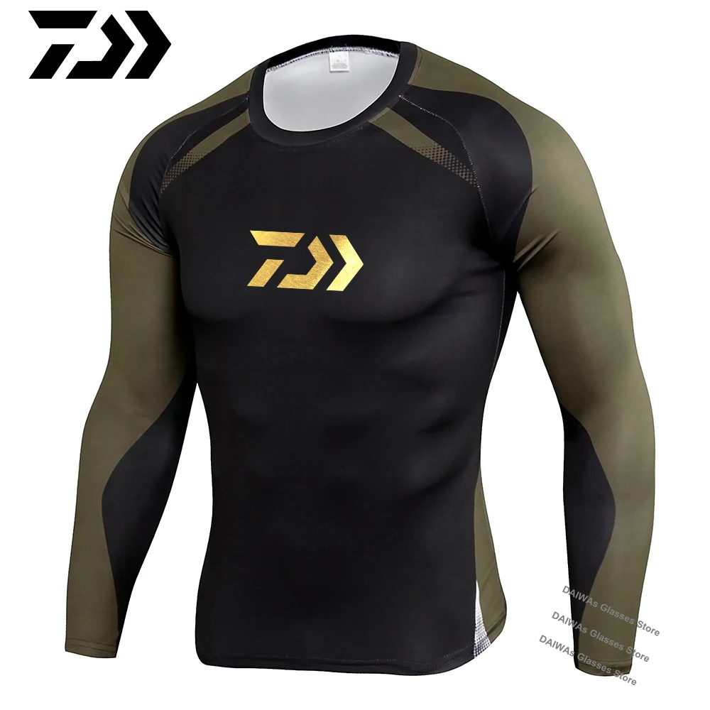 

New DAIWA Fishing Clothing Camouflage Fishing Clothes Sunscreen Breathable Anti Mosquito Quick Dry DAWA Fishing Shirt