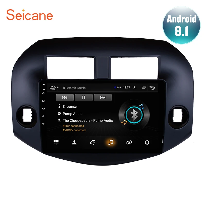 Seicane Android 8,1 2Din мультимедийный плеер 10,1 дюймов gps Автомагнитола для 2007 2008 2009 2010 2011 Toyota RAV4 авто стерео USB Wifi