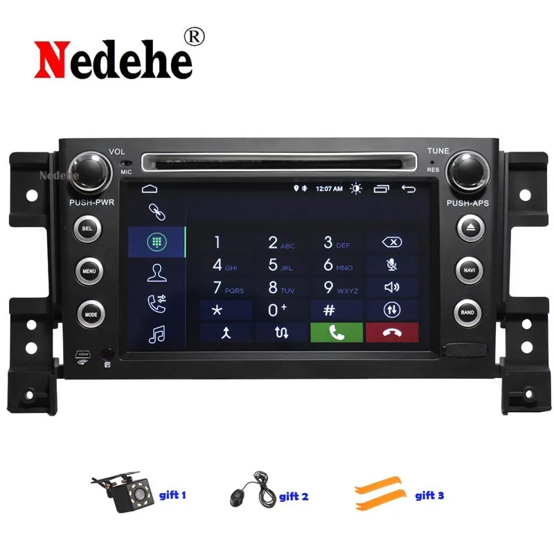 Автомобильный DVD-плеер с восьмиядерным процессором ОЗУ 4 Гб Android 10 0 GPS для SUZUKI GRAND