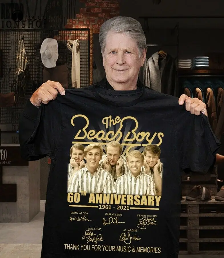 

The Beach Boys 60Th Anniversary 1961 2021 Thank You For Memories Unisex T-Shirt Custom Aldult Teen Unisex Digital Printing
