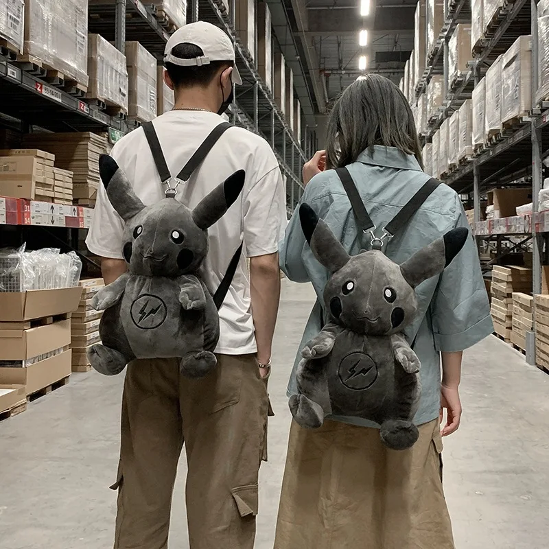 

Pokemon Pikachu Plush Fragment Backpacks Stuffed Animal Children Gifts Pokemon Pikachu Plush backpack Doll Toys