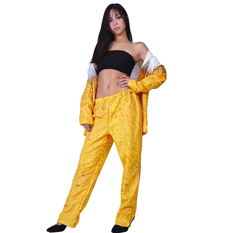 Женский костюм на Октоберфест нарядное платье желтая пивная одежда ролевая игра