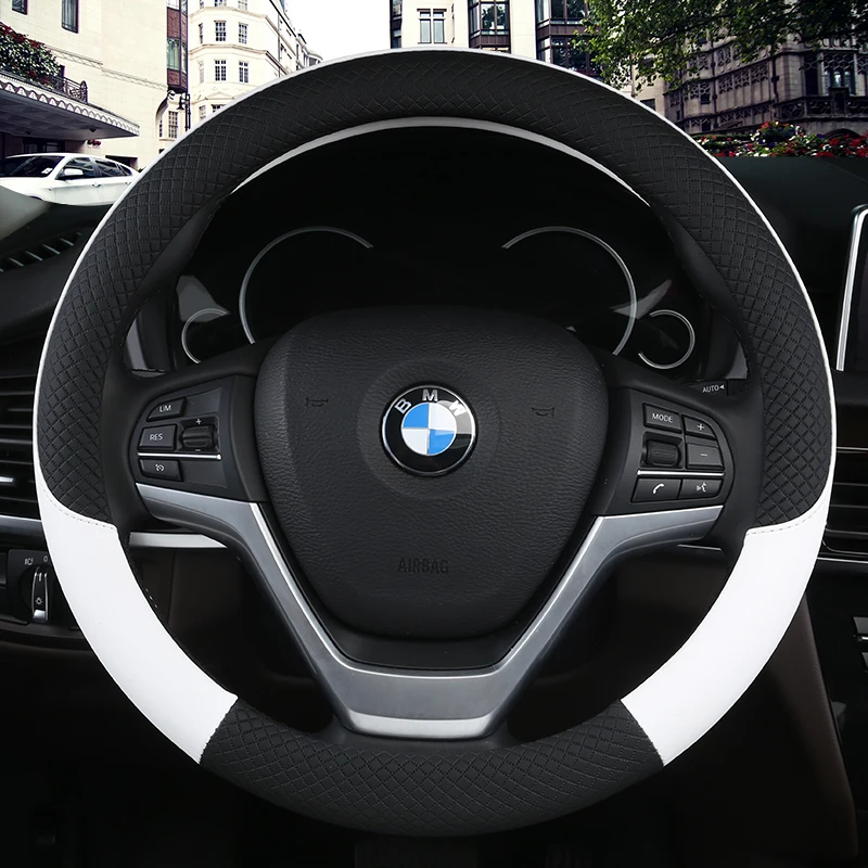 

Microfiber Leather Car Steering Wheel Cover for BMW X1 X2 X3 X4 E84 F84 F39 E83 F25 G01 F97 E90 E91 F26 G02 F98 Auto Accessories