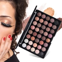 40colors matte shimmer eyeshadow palette long lasting waterproof powder eye shadow makeup kit easy to wear makeup cosmetic set