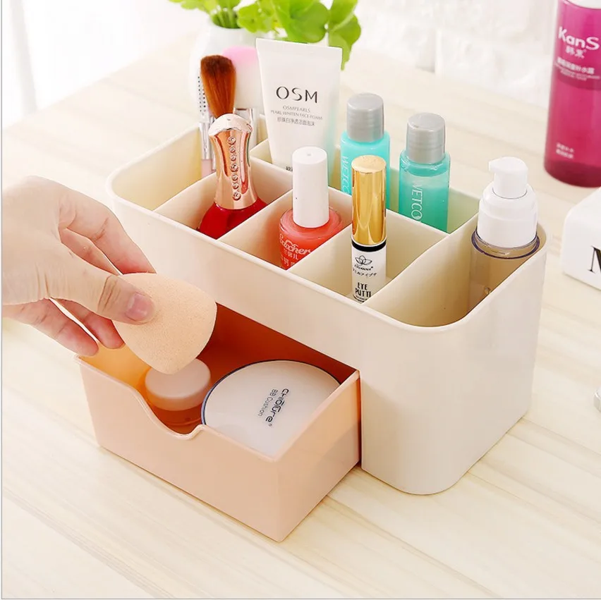 

1PcsPlastic Cosmetic Storage Box Drawer Organizer Drawer Divider Makeup Jewelry Organizer Rangement Cuisine Home Storage Drawers