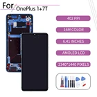 Оригинальный ЖК-дисплей 6,55 дюйма для OnePlus 7T, дисплей для Oneplus 7T с рамкой HD1901 HD1903 HD1900 HD1905