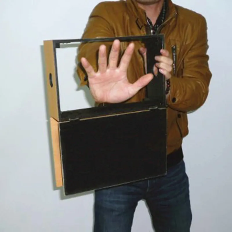 See Thru Tip - Over Box (Wooden) Dove box Flip Vanish Magic Tricks Magician Stage Illusions Gimmick Props Magia Toys | Игрушки и хобби