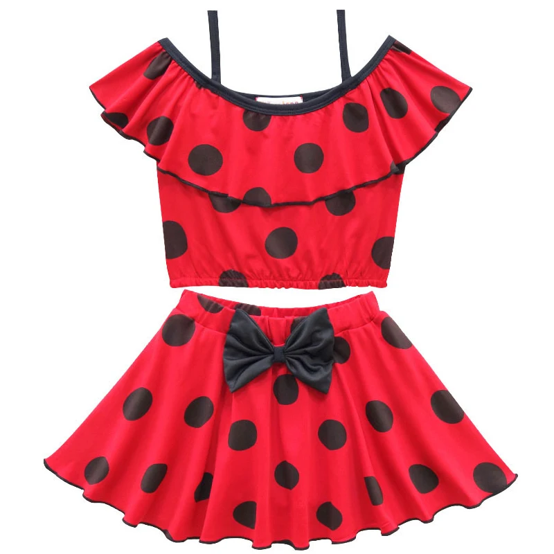 Летний купальный костюм для девочек Моана платье Vaiana костюмы из двух предметов