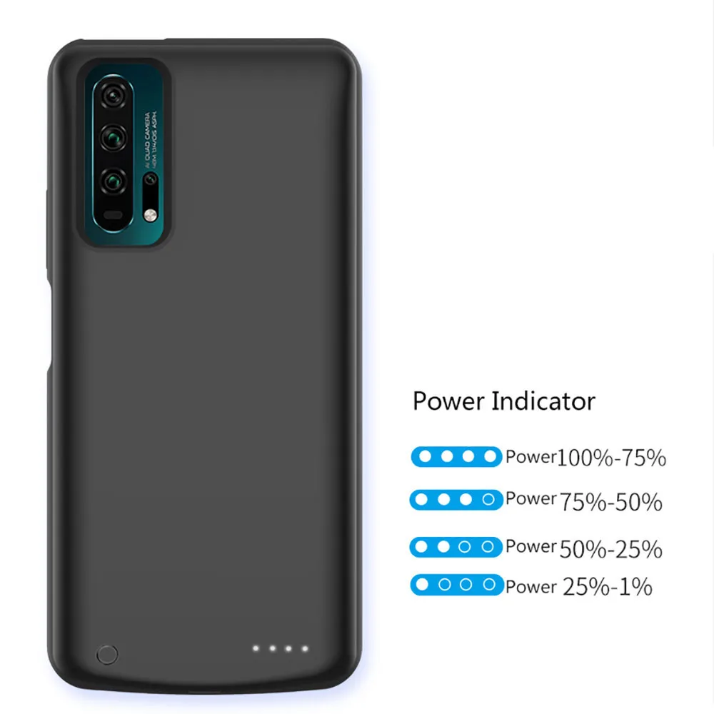 Чехлы для зарядного устройства Huawei P40 чехол зарядки 6800 мАч Pro блок питания|Чехлы с