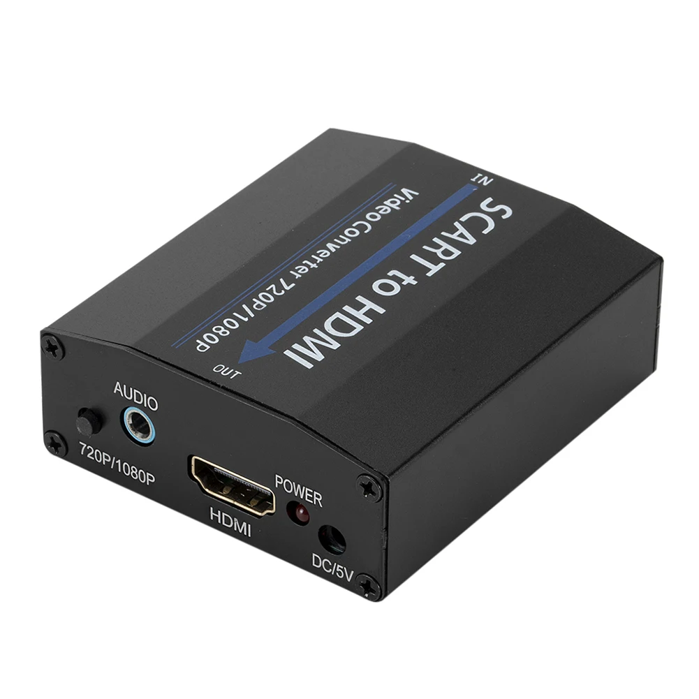 

SCART to HDMI converter 1080P Audio and Video converter adapter for HD TV DVD Player for Sky Box STB male and play with DC Cable