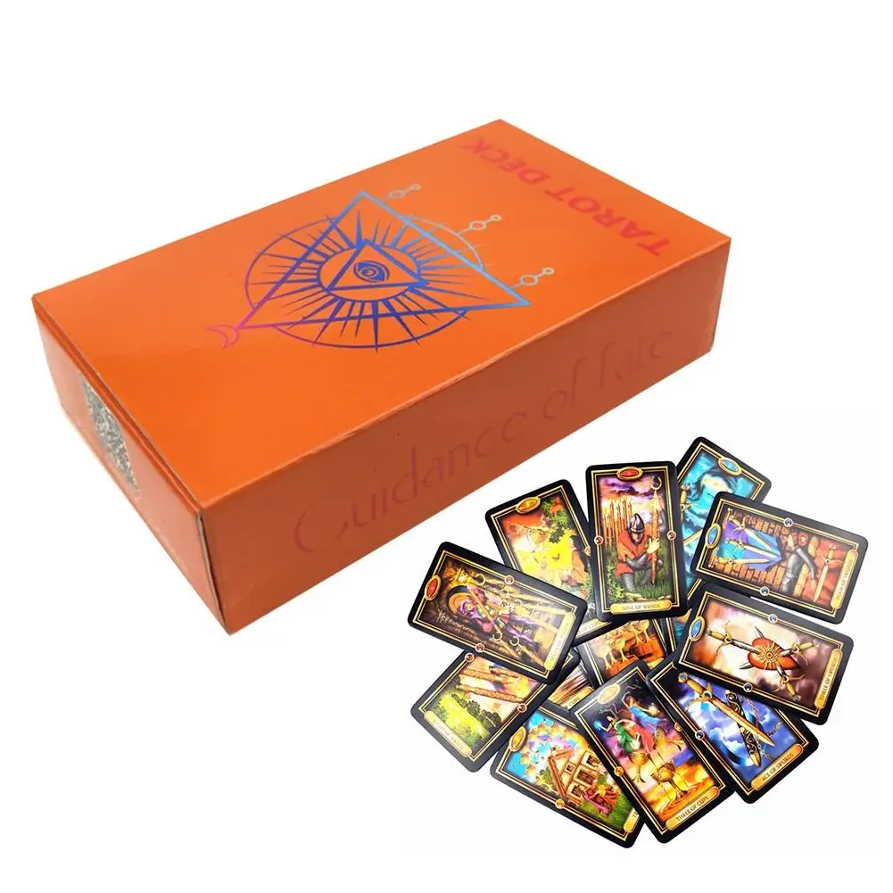 78 шт. карты Таро красивый комплект игральной макет лист справочник для