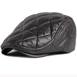 Мужской плотный берет HT2865, осенне-зимний берет, винтажный берет с изображением плюща газетчика, мужской ретро-Кепка художника, мужской берет