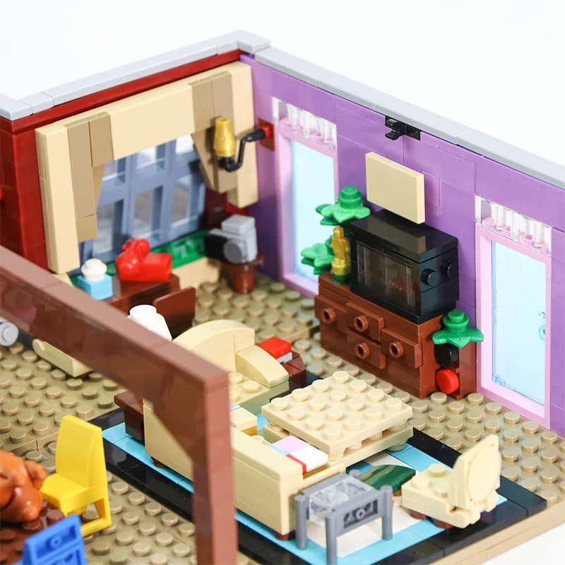 

Buildmoc Friends The Television Series - Monica's Apartme Building Blocks MOC-29532 Children's Toy Gift