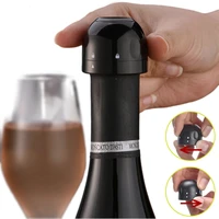 silicone sealed wine bottle stopper vacuum champagne bottle stopper leak proof red wine bottle cap wine plug bar tools