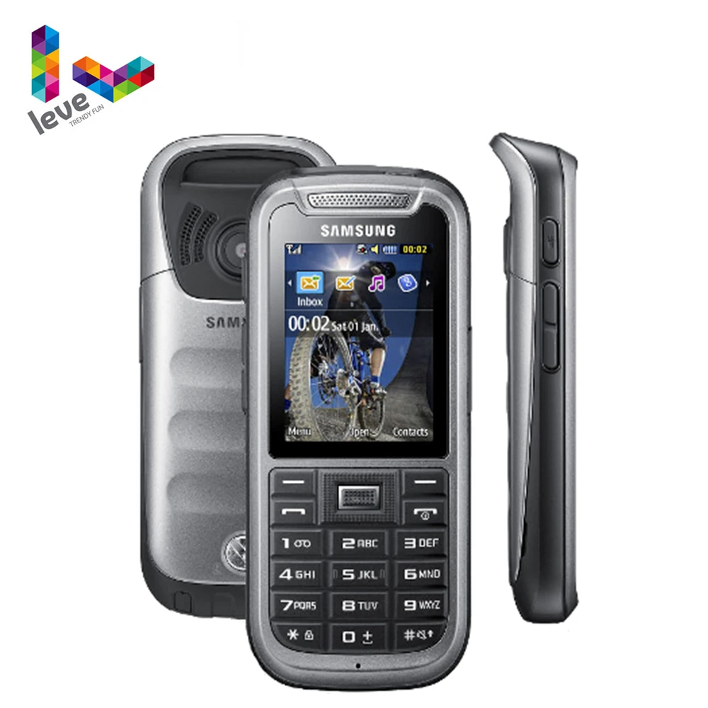 Original Unlocked Samsung C3350 Xcover 2 Mobile Phone GSM 2.2 Inches 2MP Refurbished Cellphone Free Shipping