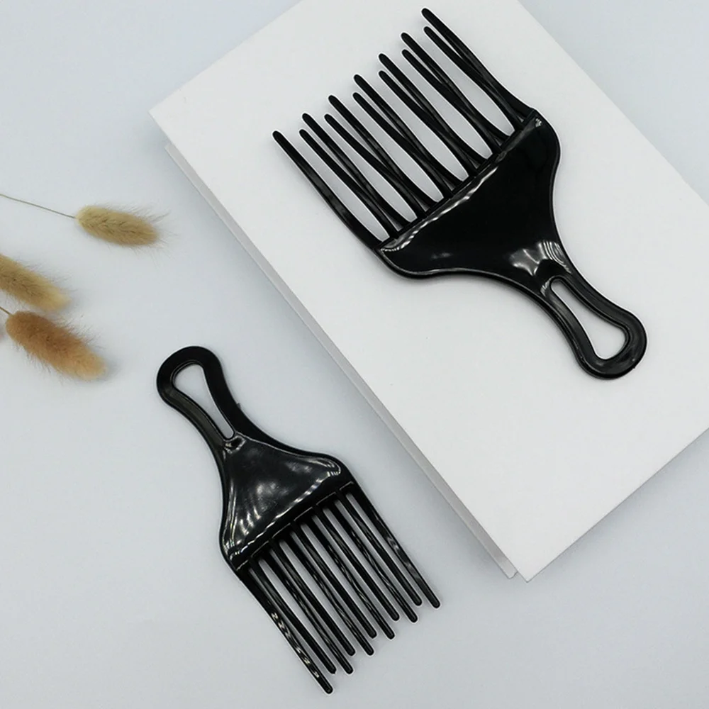 

4pcs Hair Pick Comb Afro Curly Pick Hair Detangling Styling Comb Wide Tooth Comb