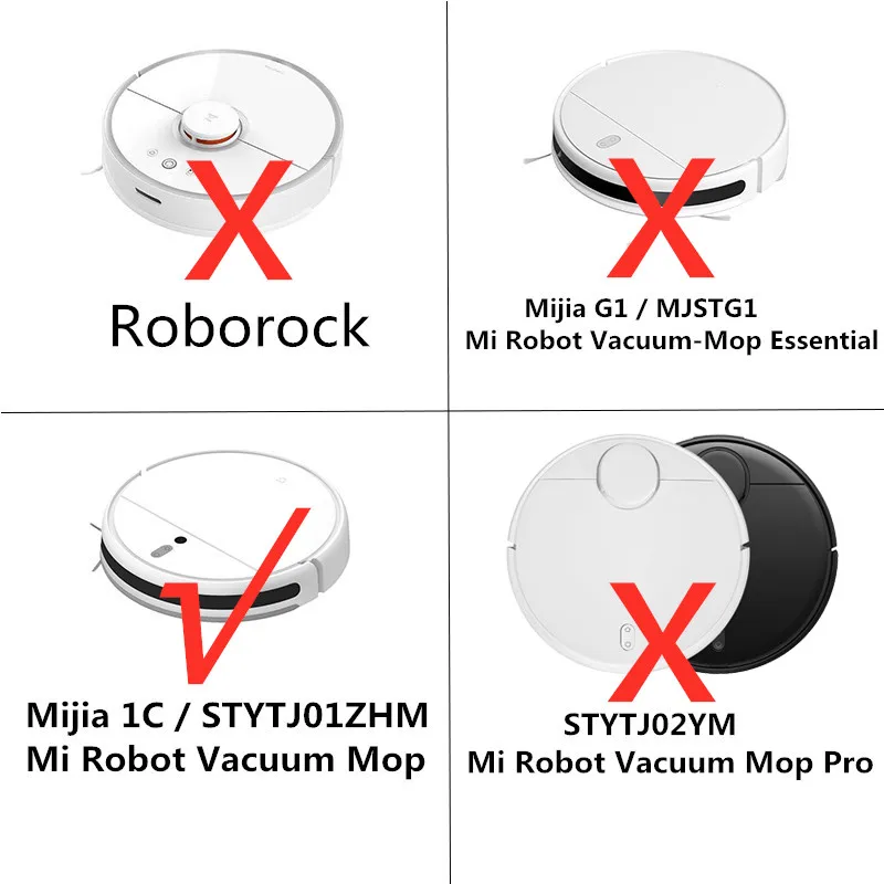 Side Brush for Mi Robot Vacuum Mop Model : For Xiaomi Mijia 1C / STYTJ01ZHM Robotic Cleaner Replacements | Бытовая техника