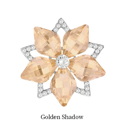 Golden Shadow Кристалл в форме звезды бусины стильные стразы стекло pointback Серебрянное основание сшить страз для DIY свадебное платье ювелирные изделия аксессуары - Цвет: Golden Shadow