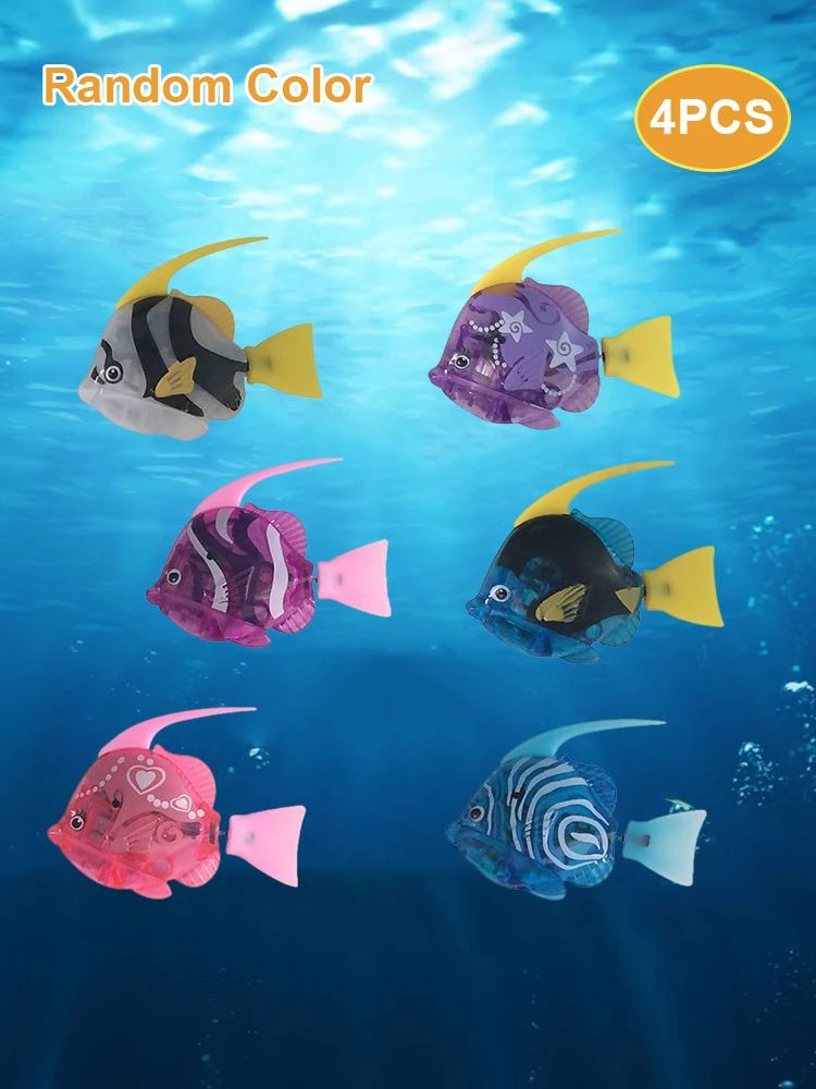 

Creative Electronic Swimming Fish Electric Induction Fish Water Toys Simulation Fish Clown Fish Robot Fish Children Bath Toys
