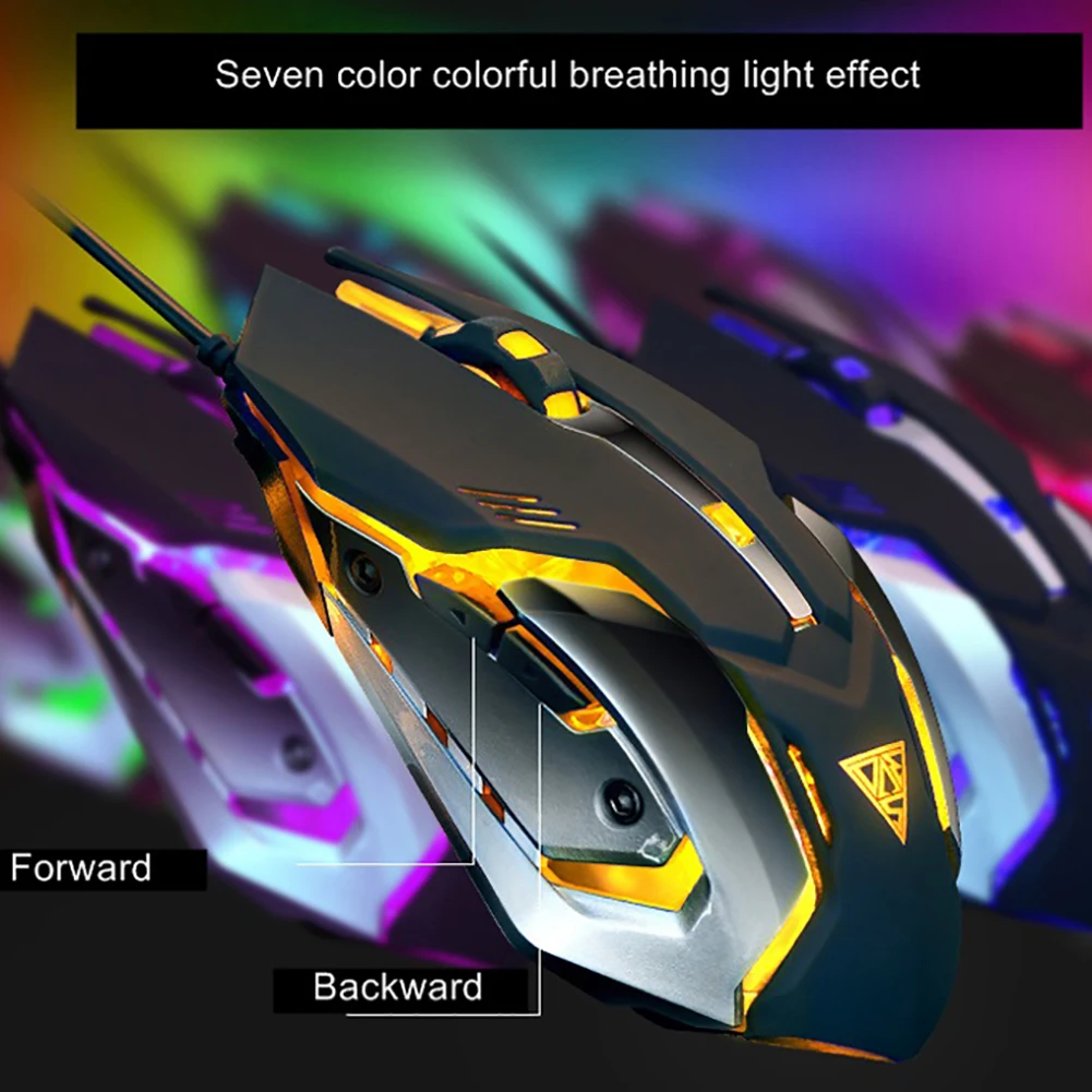 New Arrival V1 Professional Gaming USB Wired Ergonomic Backlit Mechanical Keyboard Mouse Set | Мобильные телефоны и