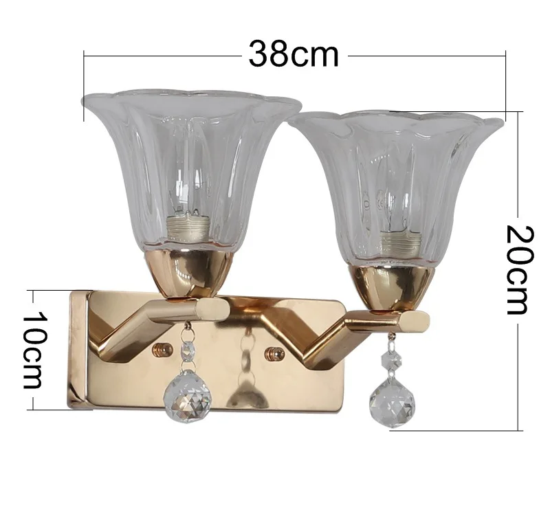 

Simple style Wall Light Nordic Gold Wall Lamp for Bedroom Living Room Corridor Home Decor Lighting Fixture