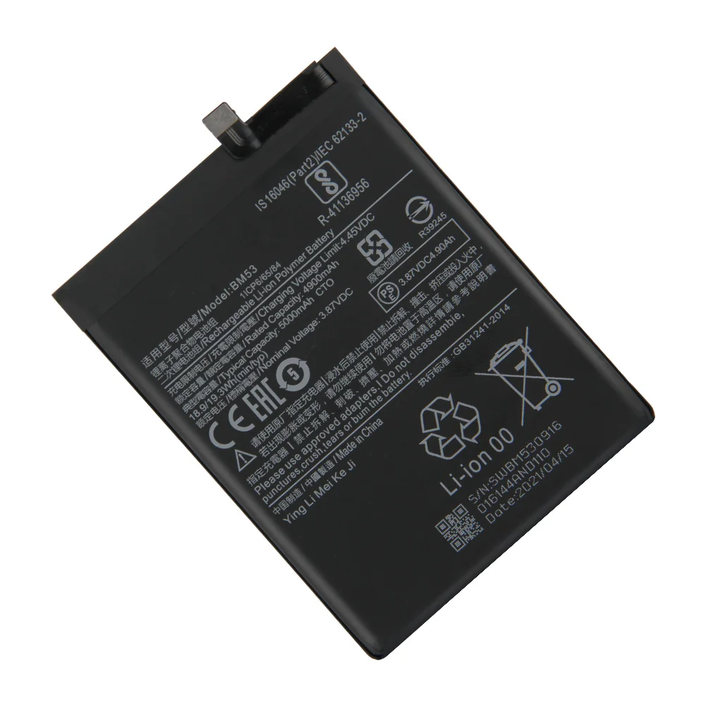 Bater&iacute;a de tel&eacute;fono BM53 para Xiaomi 10T, 10T Pro, 5000mAh, bater&iacute;a de repuesto, herramienta-4