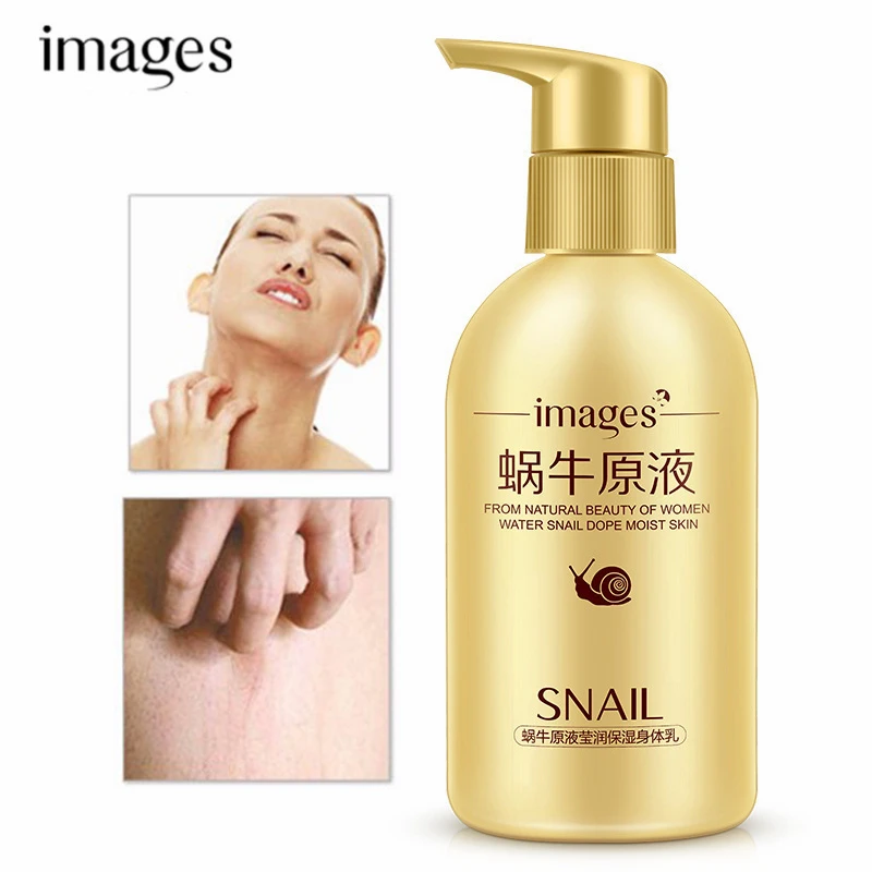 

images 250ml Snail Serum Body Cream Nourishing Moisturizing Body Emulsion Improve Dry Skin Whitening Firming Lotion Skin Care