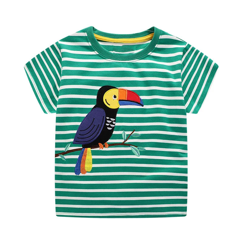 Little maven 2-7Year Кролик Аппликация Мальчики Топы Футболка Лето Дети Дети Мальчики Шорты Одежда Bebe La camiseta - Цвет: 6334 same picture