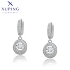 Xuping ювелирные изделия Новое поступление модные серьги цвета родия для женщин Рождественский подарок 810688185
