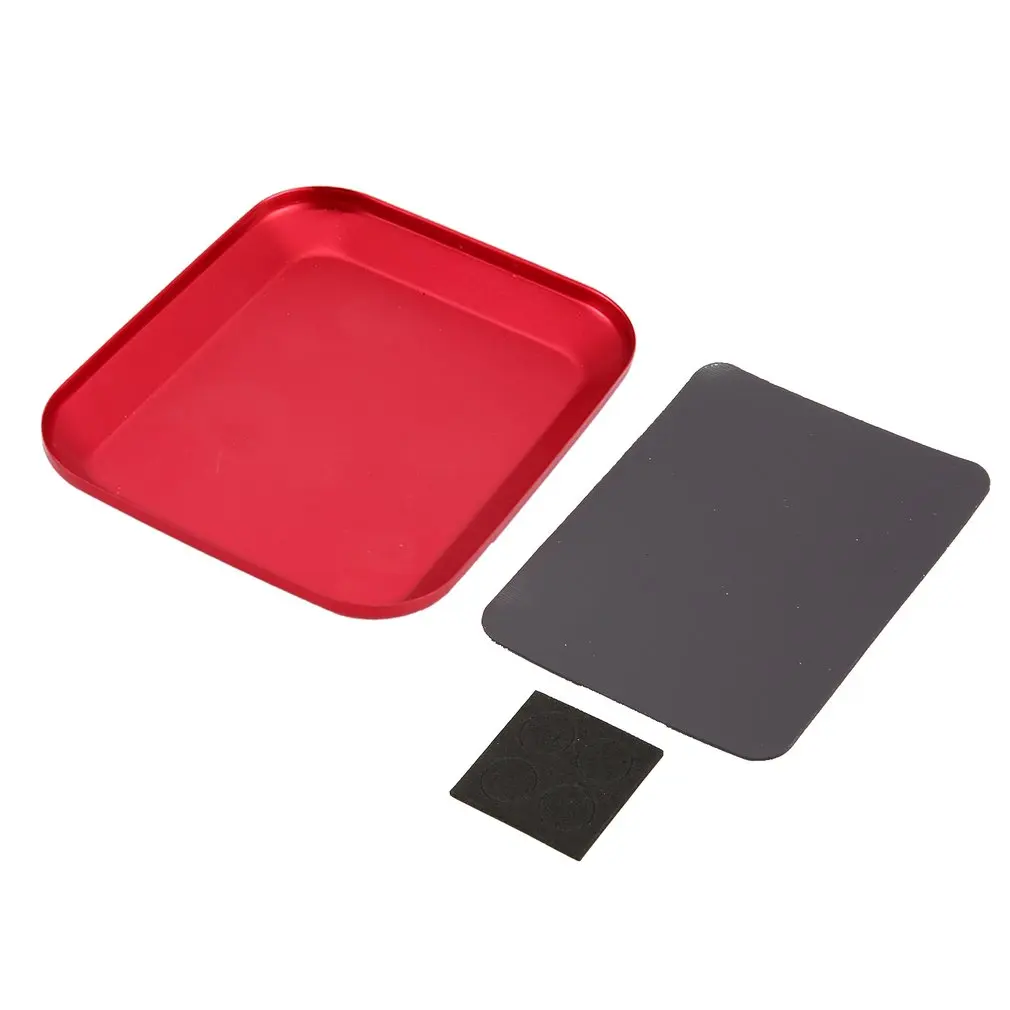 

2020 Magnetic Aluminum Alloy Tray Mounting Screws RC car boat plane drone Screw Repair Tray plate Disk Model crawler Tool