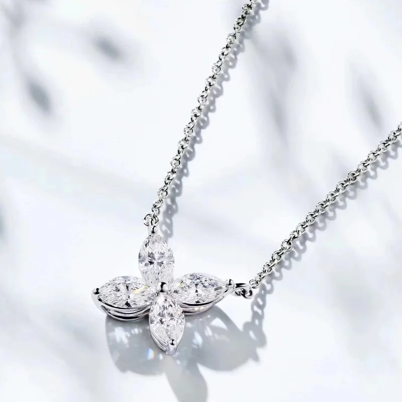 

Женское ожерелье из серебра 925 пробы, для свадебвечерние