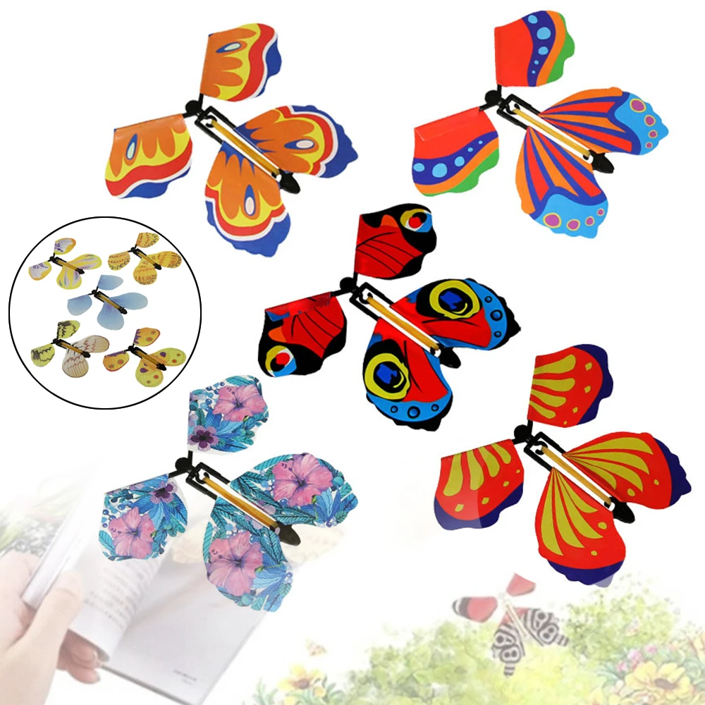 10 шт. Волшебная бабочка Летающая карточка с пустыми руками свадебные маленькие