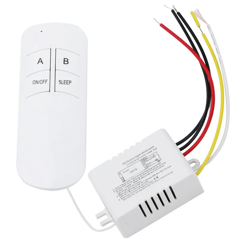 Топ предложения 2 порта ВКЛ/ВЫКЛ 220 в светильник цифровой беспроводной настенный