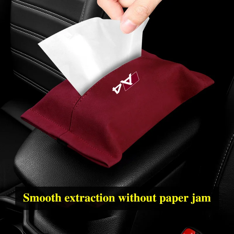 

Suitable For Audi A4 Car Standard 2021 New Paper Towel Storage Box Can Be Hung With Napkin Clip, Simple And Convenient