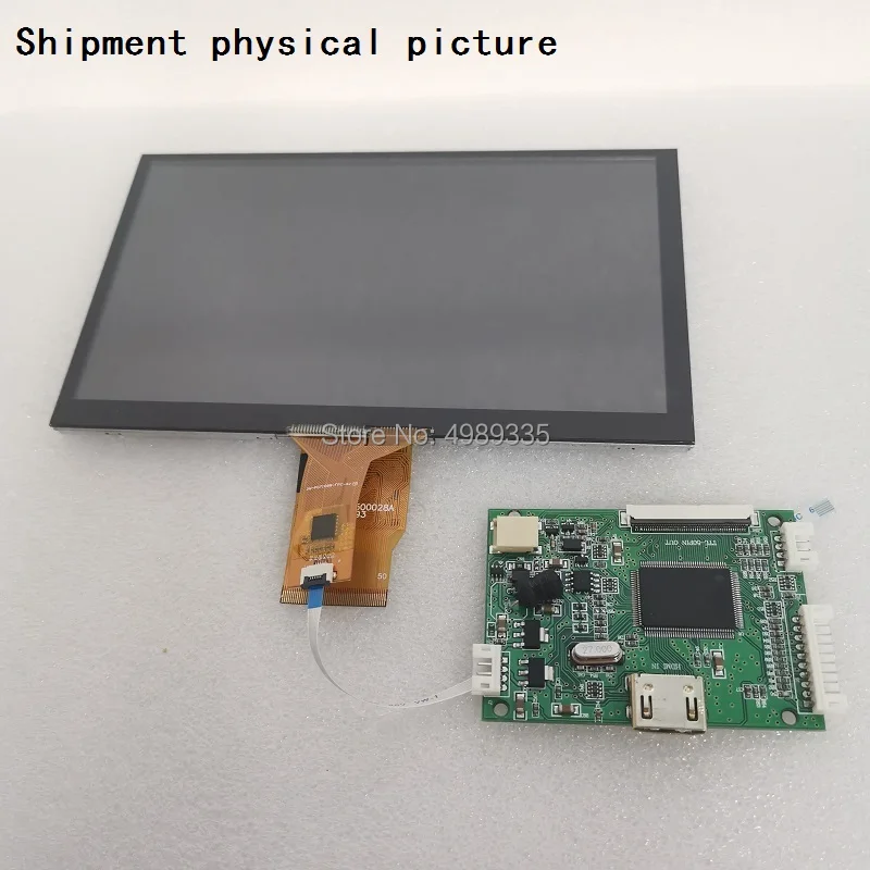 7 дюймовый сенсорный модуль IIC6P емкостный ЖК экран с полным углом обзора 1024X600IPS