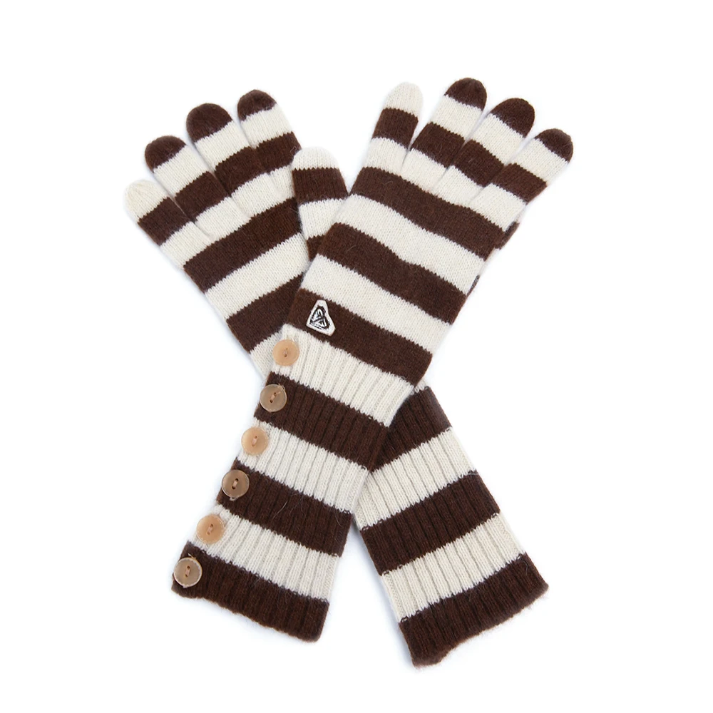 

Ohyoga Women Knit Long Gloves Touchscreen Cashmere Blend Arm Warmers With Finger Winter Warm Gloves Outdoor Cycling Riding Sets