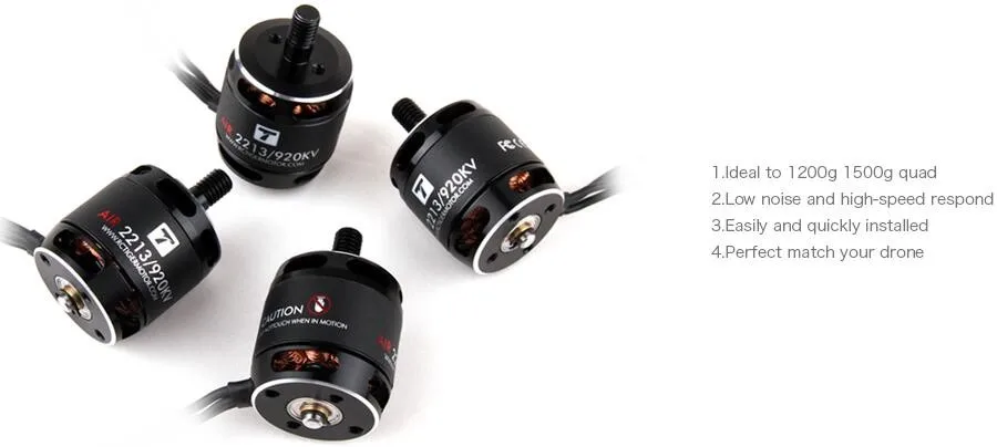 T Motor AIR Gear 350 бесщеточный мотор для мультикоптера & ESC Prop AIR2213 920KV Set|Детали и