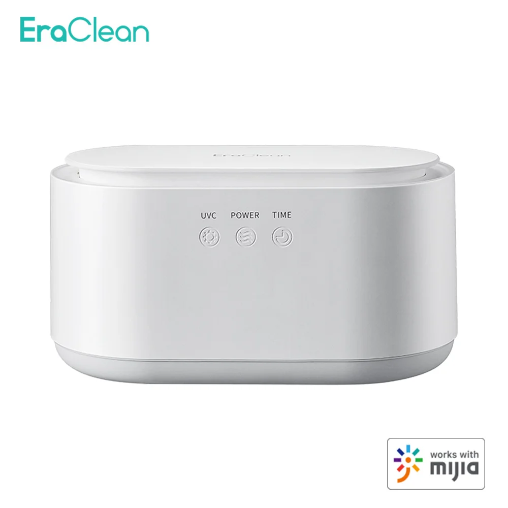 

Eraclean Ultrasonic Cleaner 40W Frequency Conversion 45000Hz Vibration UVC Sterilization Cleaning Machine for Eyeglasses Rings