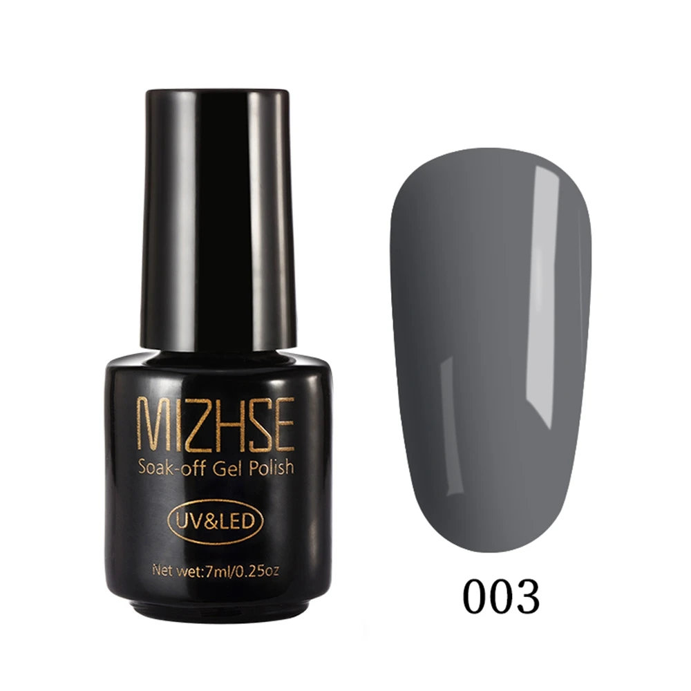OMH003 MIZHSE Гель-лак для ногтей 7 мл UV Vernis Полупостоянный праймер верхнее покрытие для маникюра xx цветов гелевое покрытие для ногтей гель-арт - Цвет: OMH003