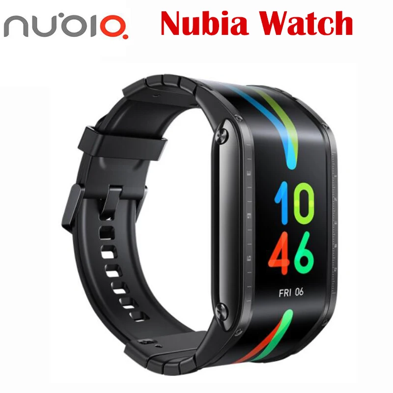 Глобальная версия Новый Официальный Оригинал Nubia Смарт часы Складная Дисплей