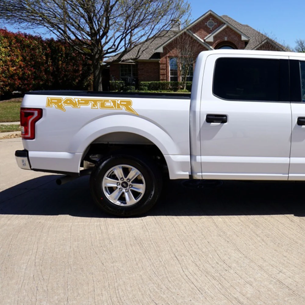 2 шт. автомобильные наклейки для Ford Raptor F150 F250 F350 F450 F550 F650 F75 пикап графическая буква