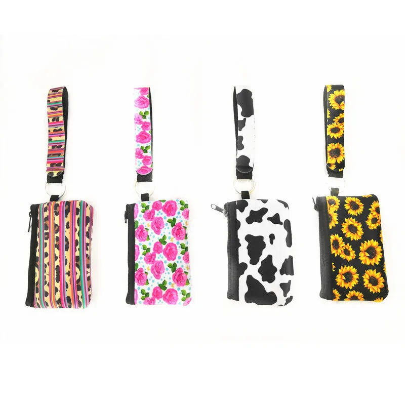 Новое поступление 8 видов стилей неопреновый Карманный Брелок для карт мини