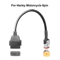 wholesale motocycles accessories compatible for harley davidson motorcycle 4 pin to 16 pin obd2 diagnostic cables adapter