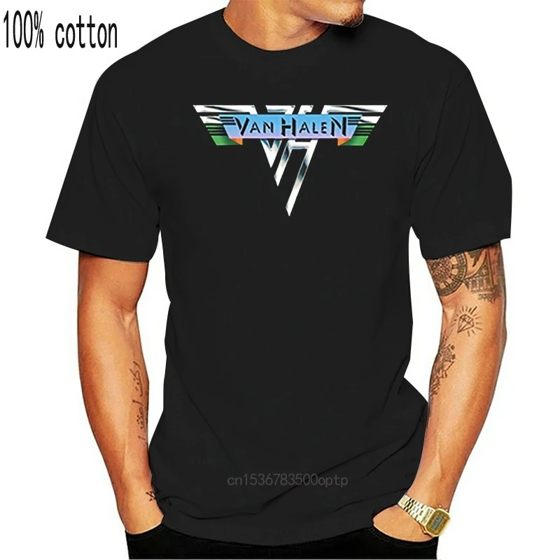 

Men's Van Halen - 1978 Vintage Logo T-Shirt Fashion Short Sleeve Tee