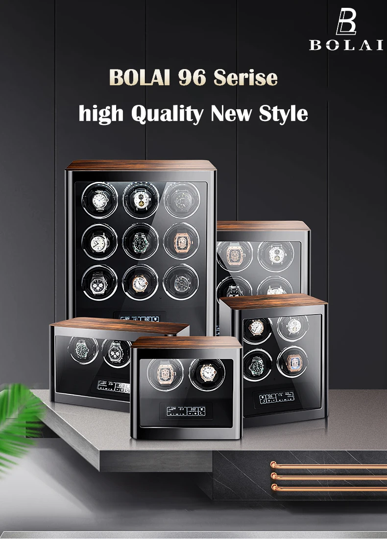 Роскошный деревянный Сейф для часов автоматическое устройство намотки с мотором