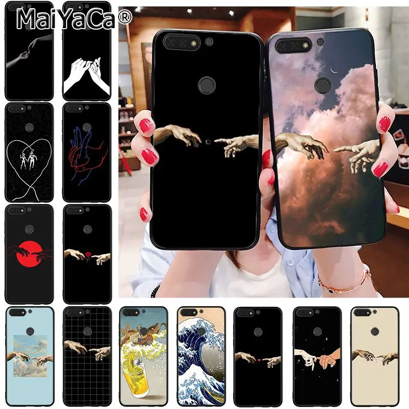 MaiYaCa создание Адама аниме чехол для телефона Huawei Honor 8X 9 10 20 Lite 8A 5A 7A 7C 10i 8C 9X