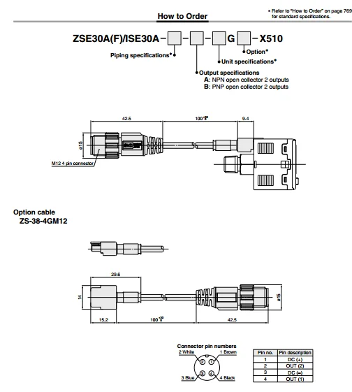 Подлинный SMC цифровой датчик давления ISE30A-01-N-L/ZSE30A-01-N-P/ZSE30AF-01-A/C/мл ISE30A-01-P-L ZSE30A-01-N-L