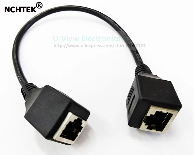 NCHTEK 8P8C FTP STP UTP Cat 5e женский Lan Ethernet сетевой Удлинительный кабель патч-корд около 30